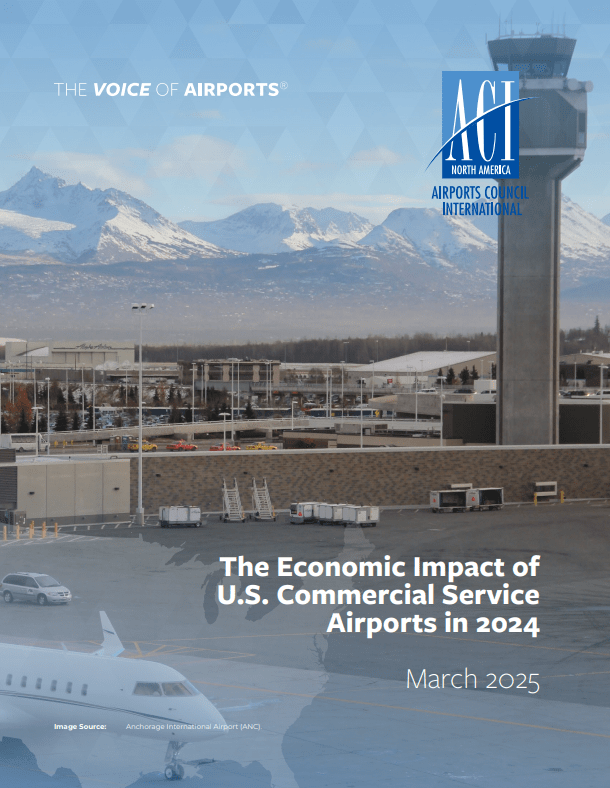 2024EconomicImpactofUSCommercialServiceAirportsin2024Cover